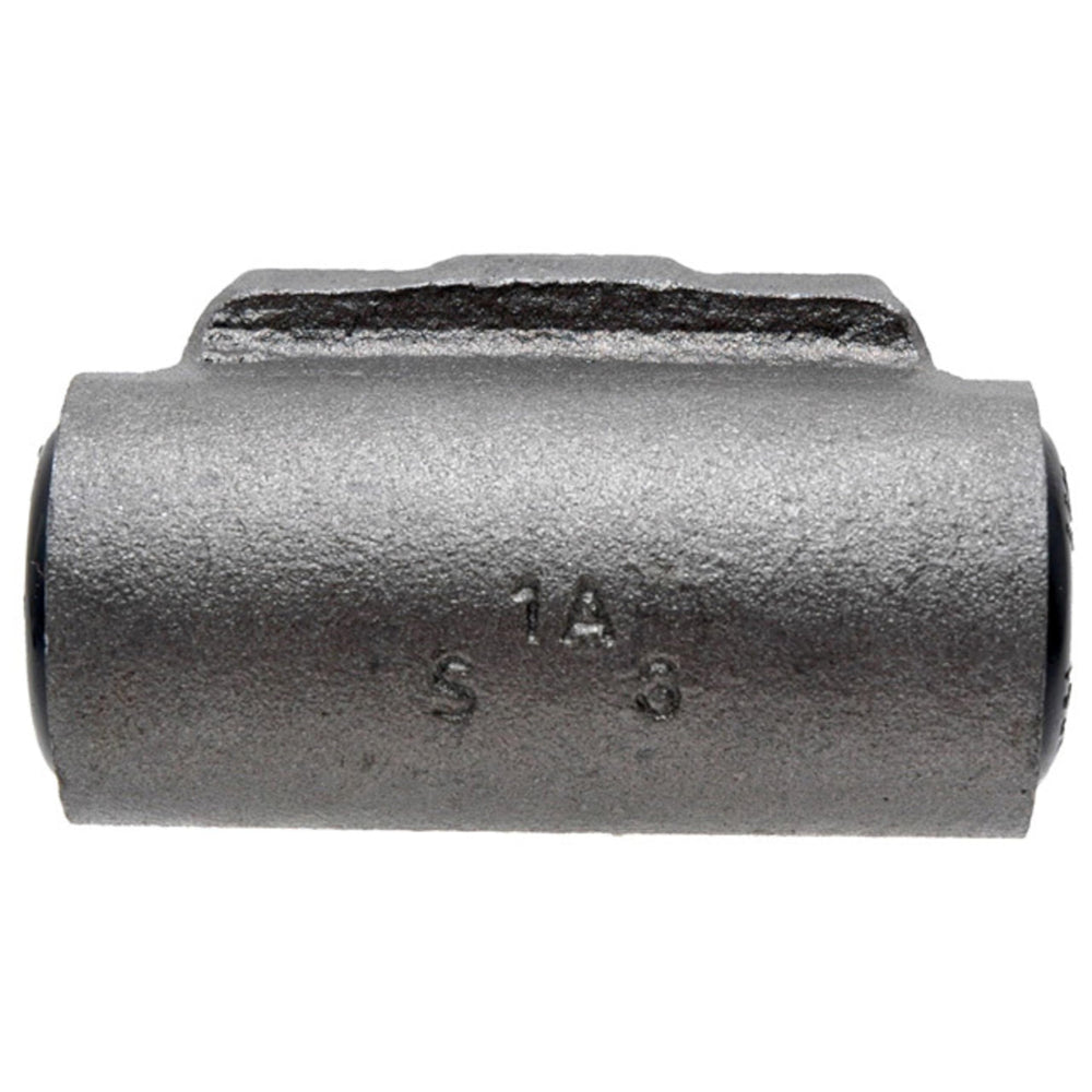 ACDelco Gold 18E1034 rear drum brake wheel cylinder top view, precision finish for seal durability.