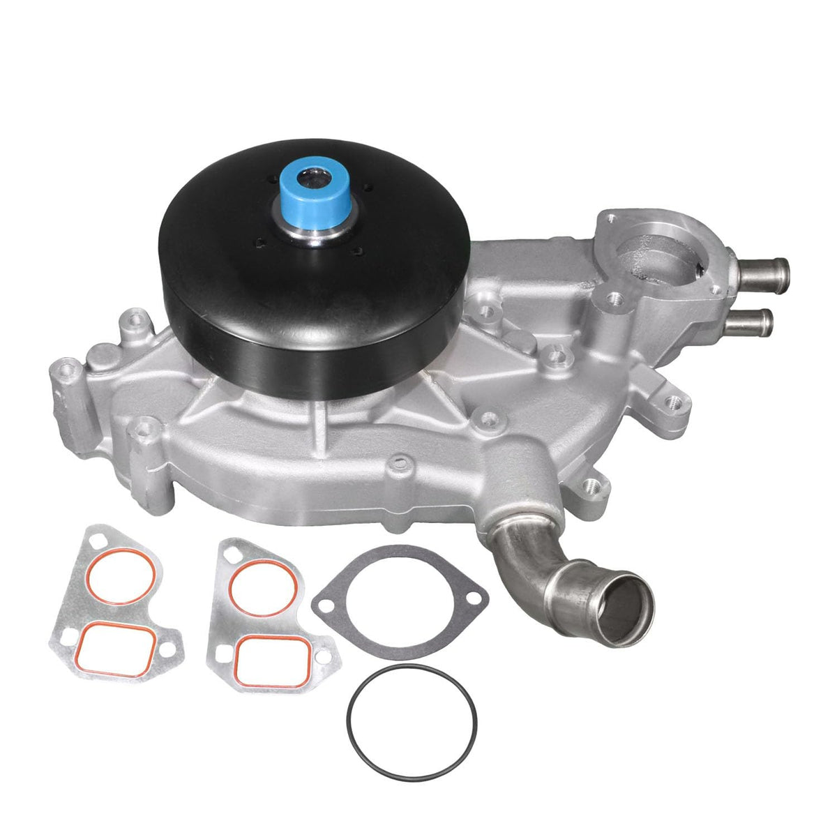 ACDelco Gold 252-845 engine water pump, front view, supports consistent cooling for many vehicles.