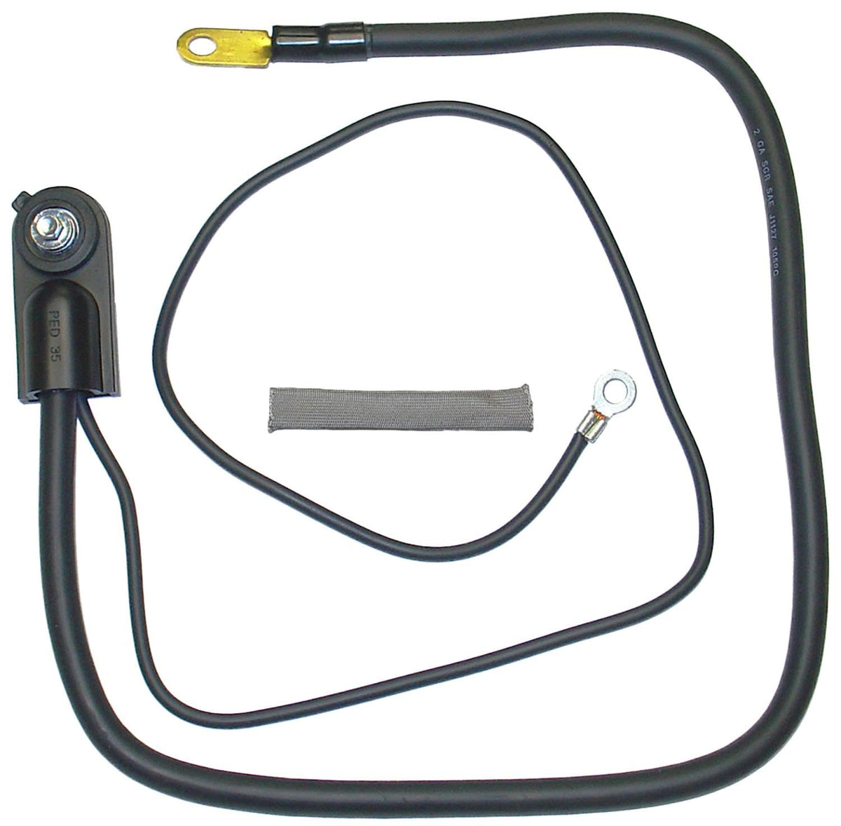 ACDelco Gold 2SD33XA battery negative cable — left view for strong grounding