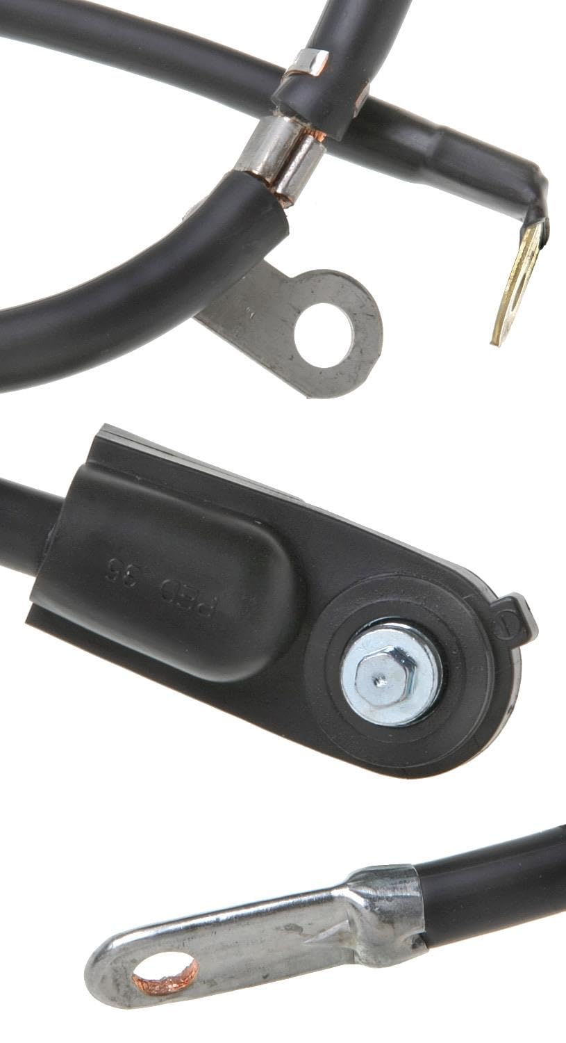 ACDelco Gold 2SD79CX battery positive cable insulation highlighting durable under-hood protection