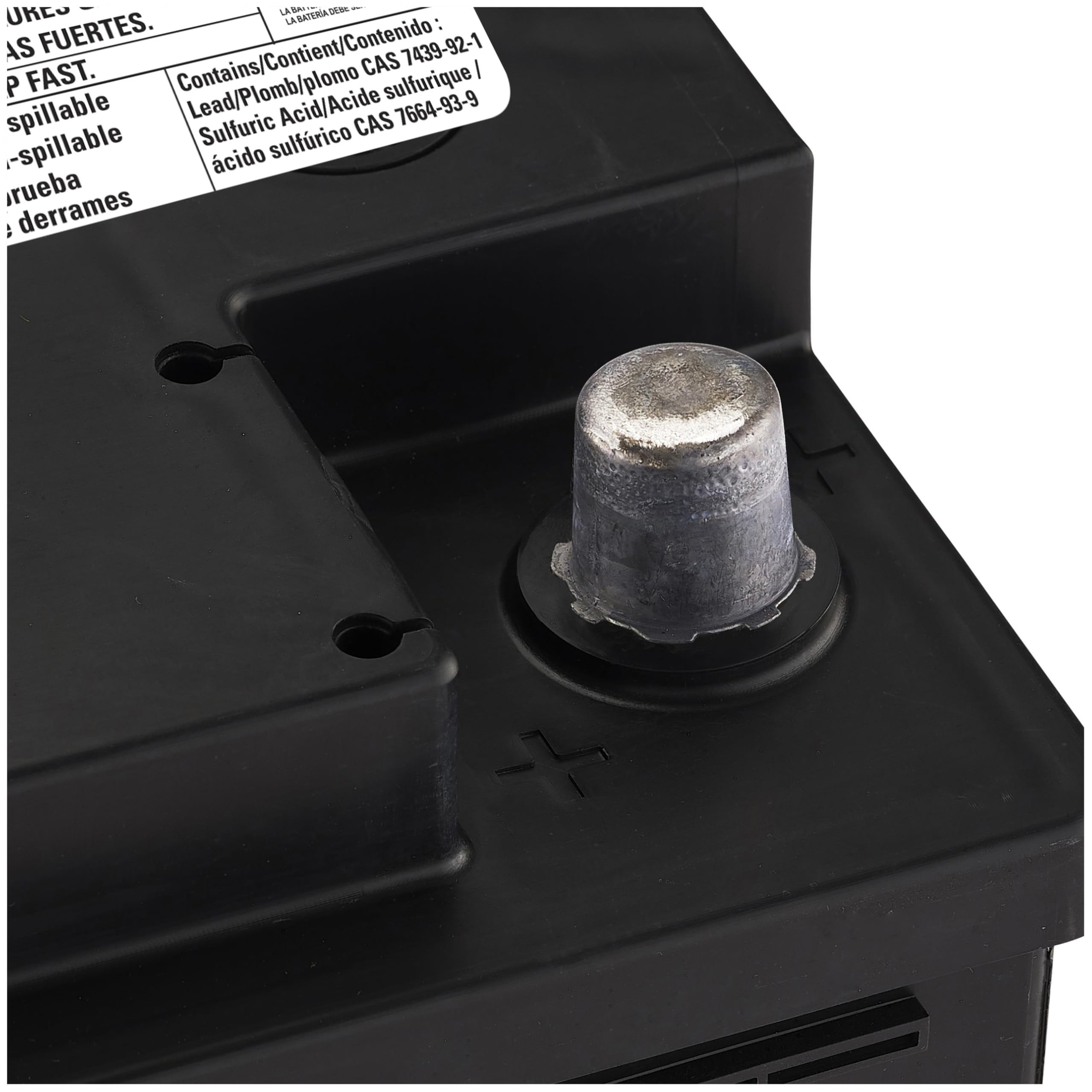 ACDelco Gold 49AGM battery sealed construction for leak prevention and safety.