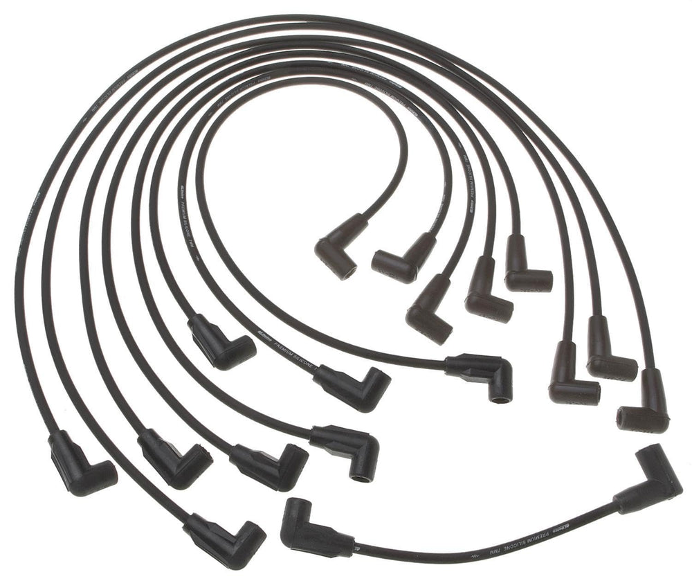 ACDelco Gold 9718D spark plug wire set close-up showing durable insulation