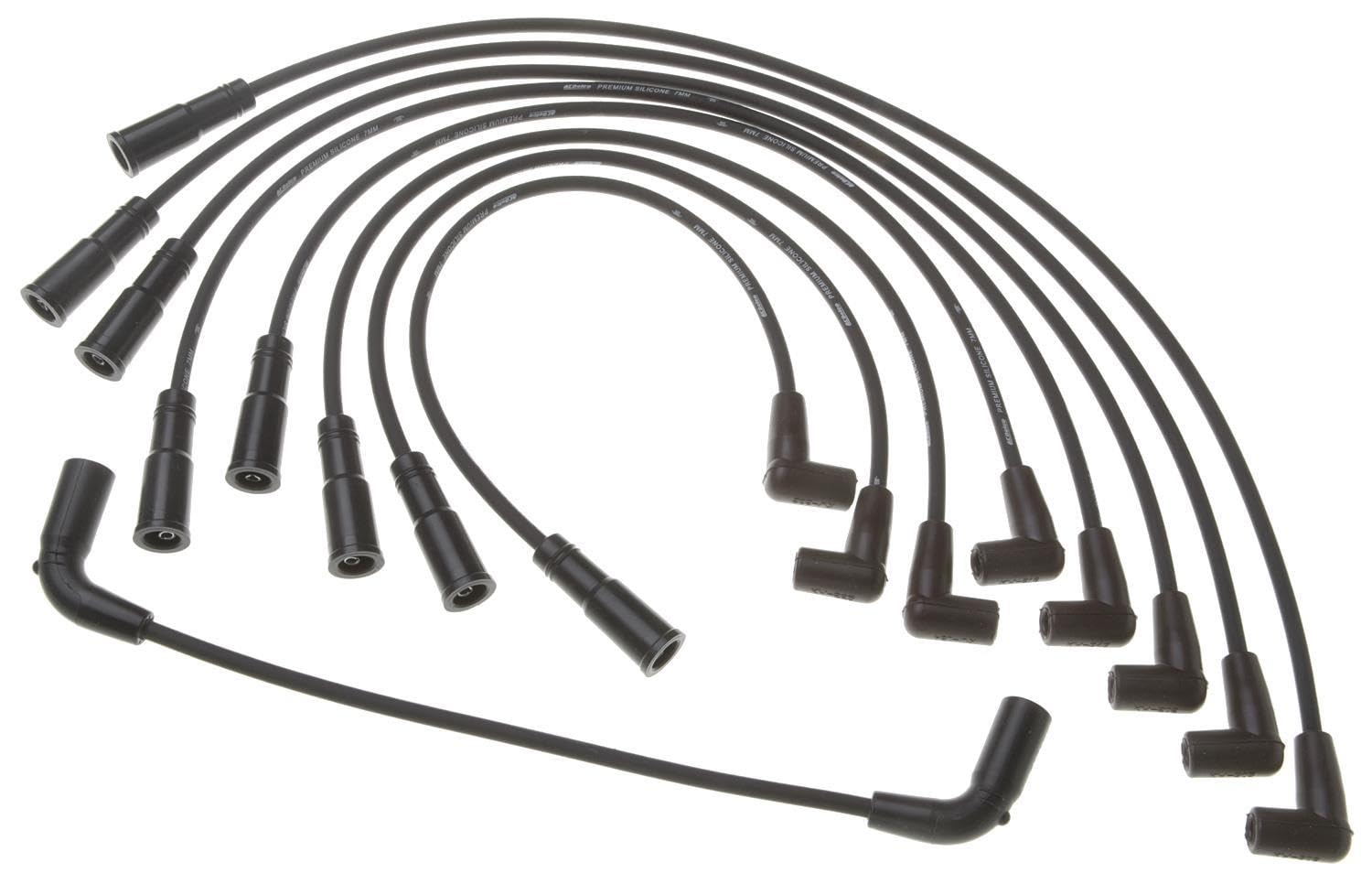 ACDelco Gold 9718Q wires assembled, showcasing full wiring harness for reliable ignition.