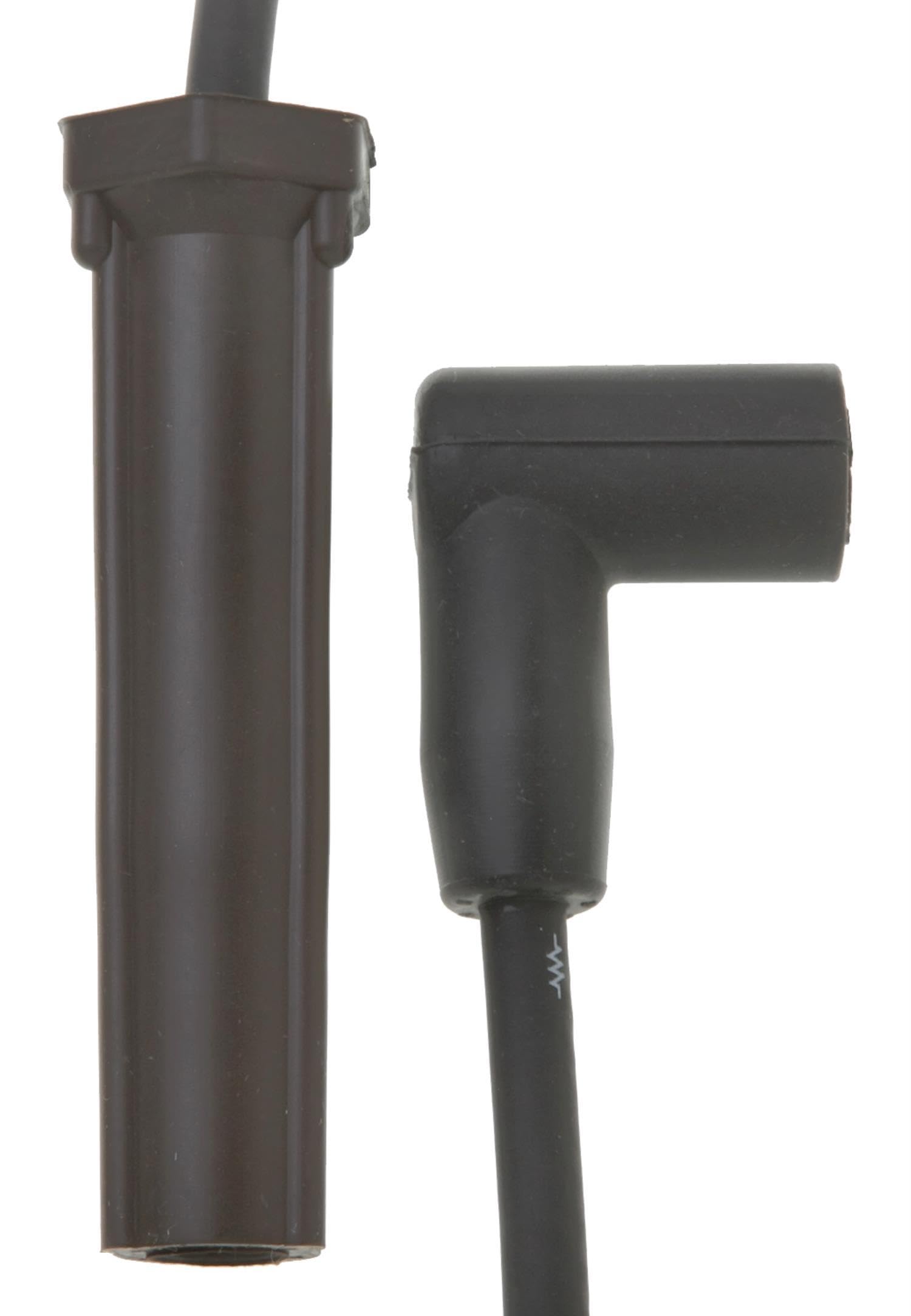 ACDelco Gold 9726UU spark plug wire set close-up boot and conductor highlights durable insulation.