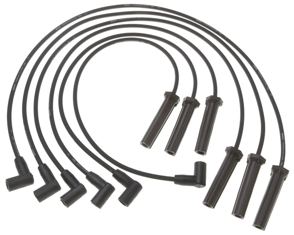ACDelco Gold 9726UU spark plug wire set front view showing full length for reliable ignition.