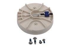 ACDelco Gold D465 rotor mounted at the end of the distributor shaft for precise ignition timing.