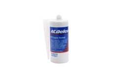 ACDelco RTV sealant applied to an oil pan for a durable seal