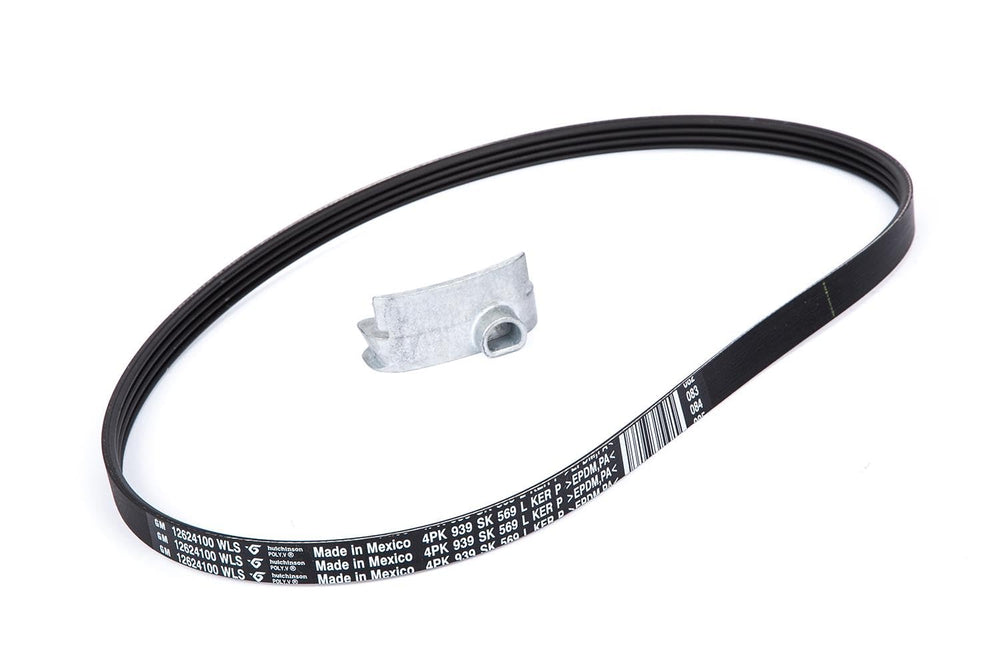 ACDelco serpentine belt kit with tool offering OE-grade fit for GM vehicles.