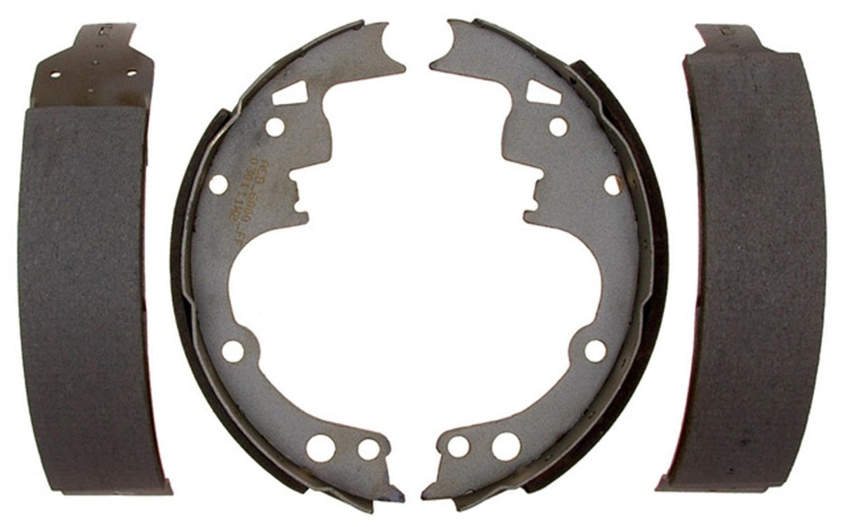 ACDelco Silver 14514B bonded rear drum brake shoe set improves braking reliability and quiet operation.