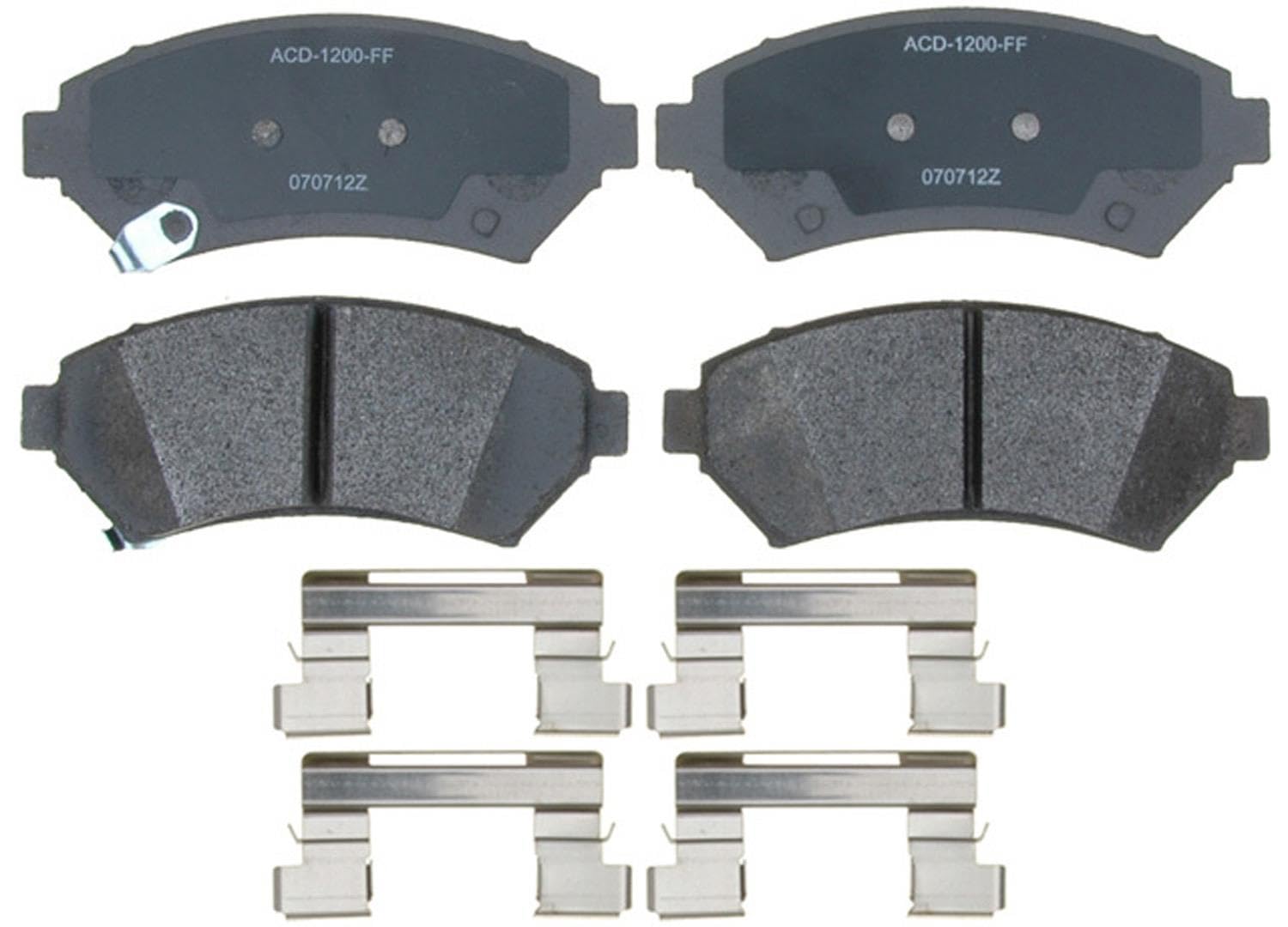 ACDelco Silver 14D699MH front-view brake pads offer quiet stopping and durability