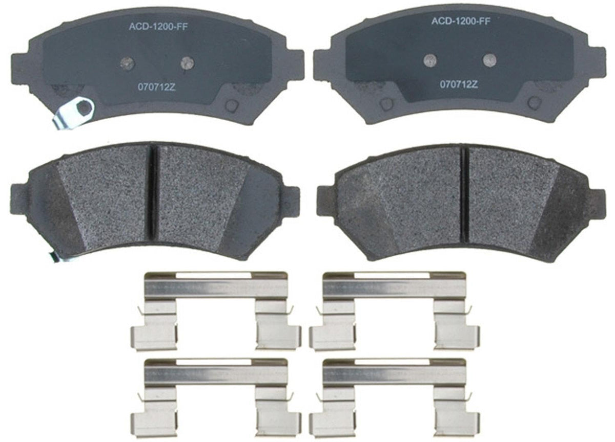 ACDelco Silver 14D699MH front-view brake pads offer quiet stopping and durability