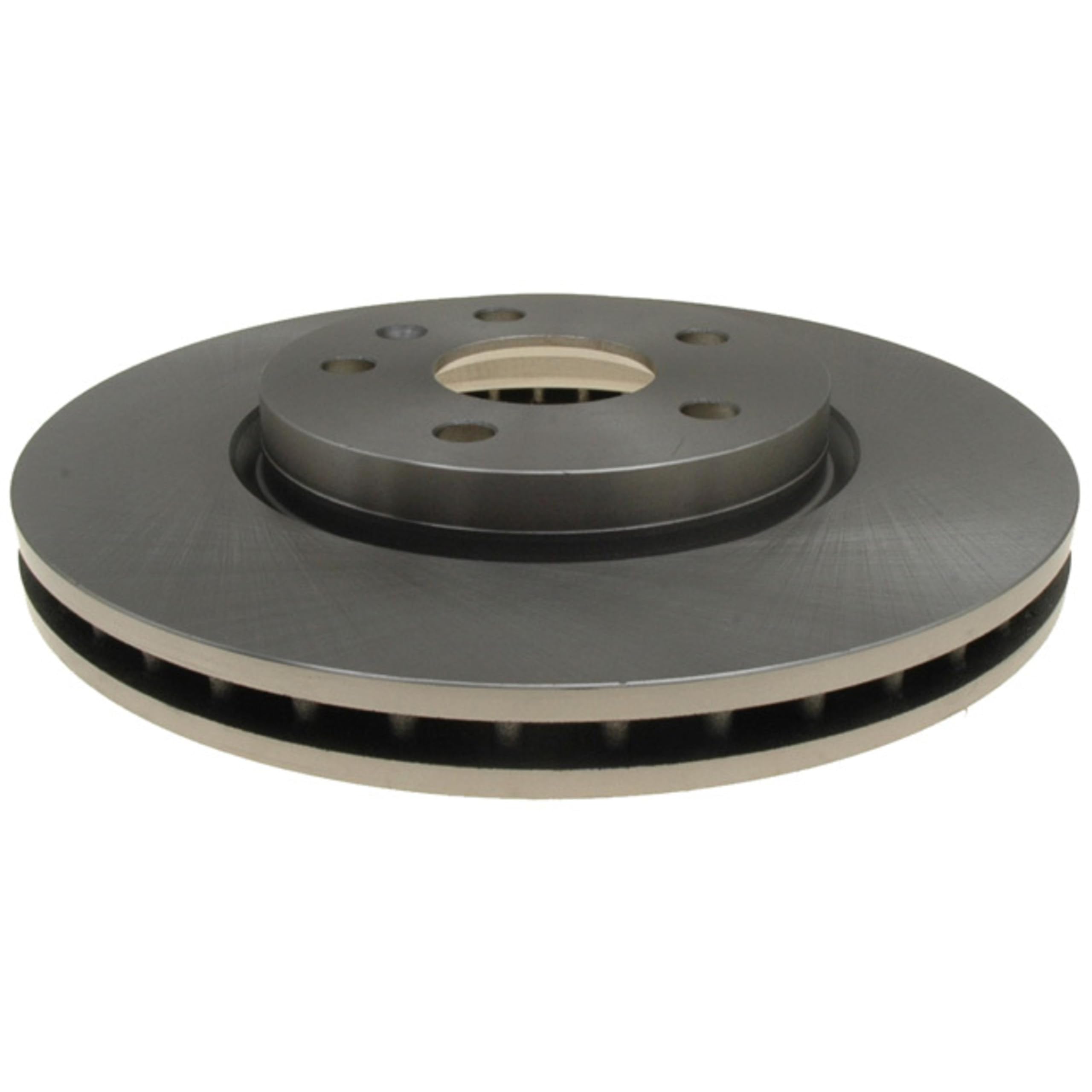 ACDelco Silver front brake rotor 18A2719A ready for Chevy and GMC daily driving.