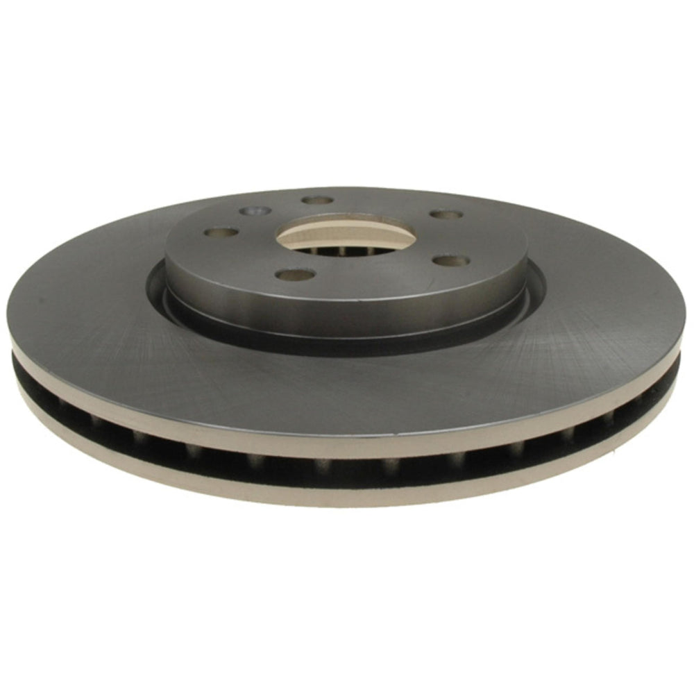 ACDelco Silver front brake rotor 18A2719A ready for Chevy and GMC daily driving.