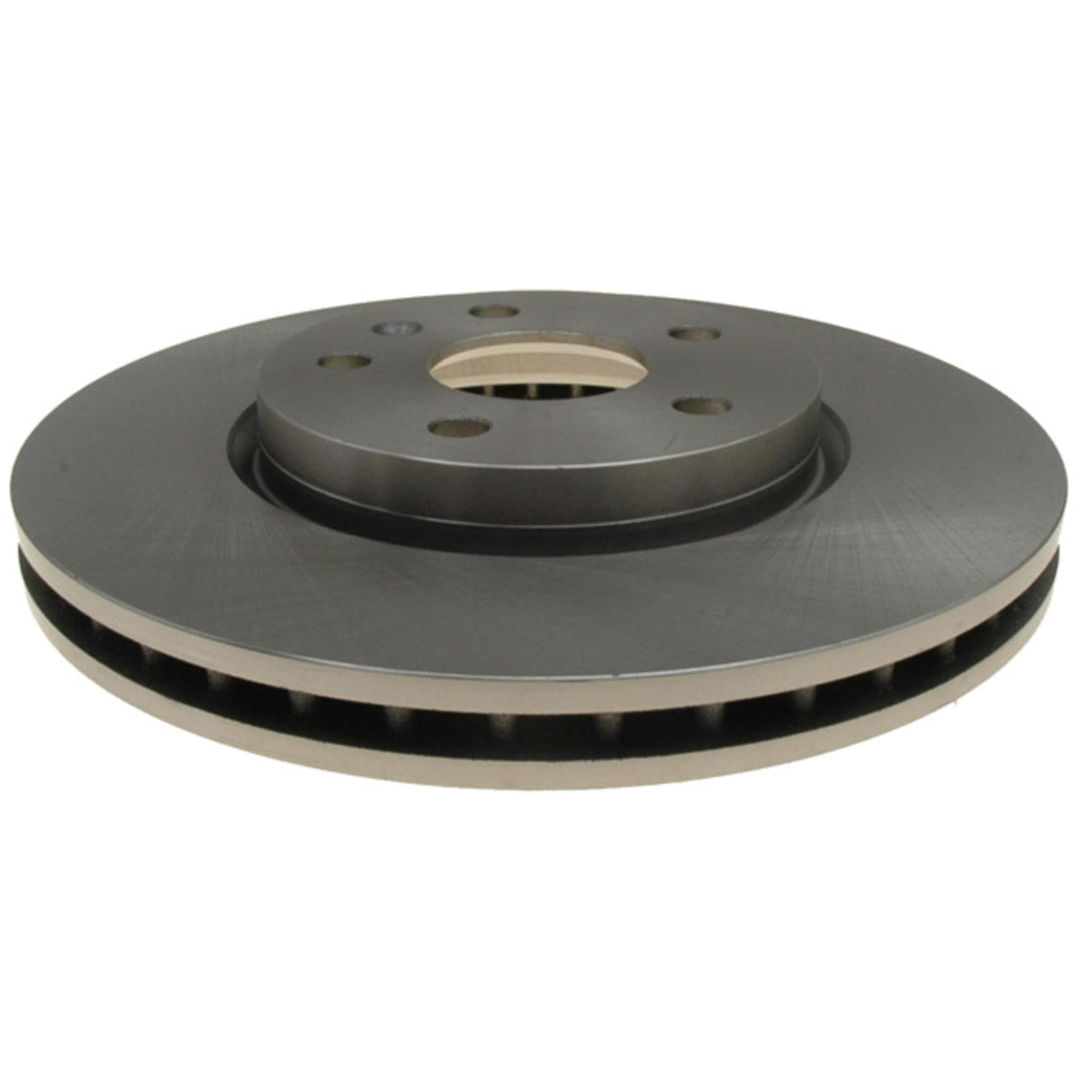 ACDelco Silver front brake rotor 18A2719A ready for Chevy and GMC daily driving.