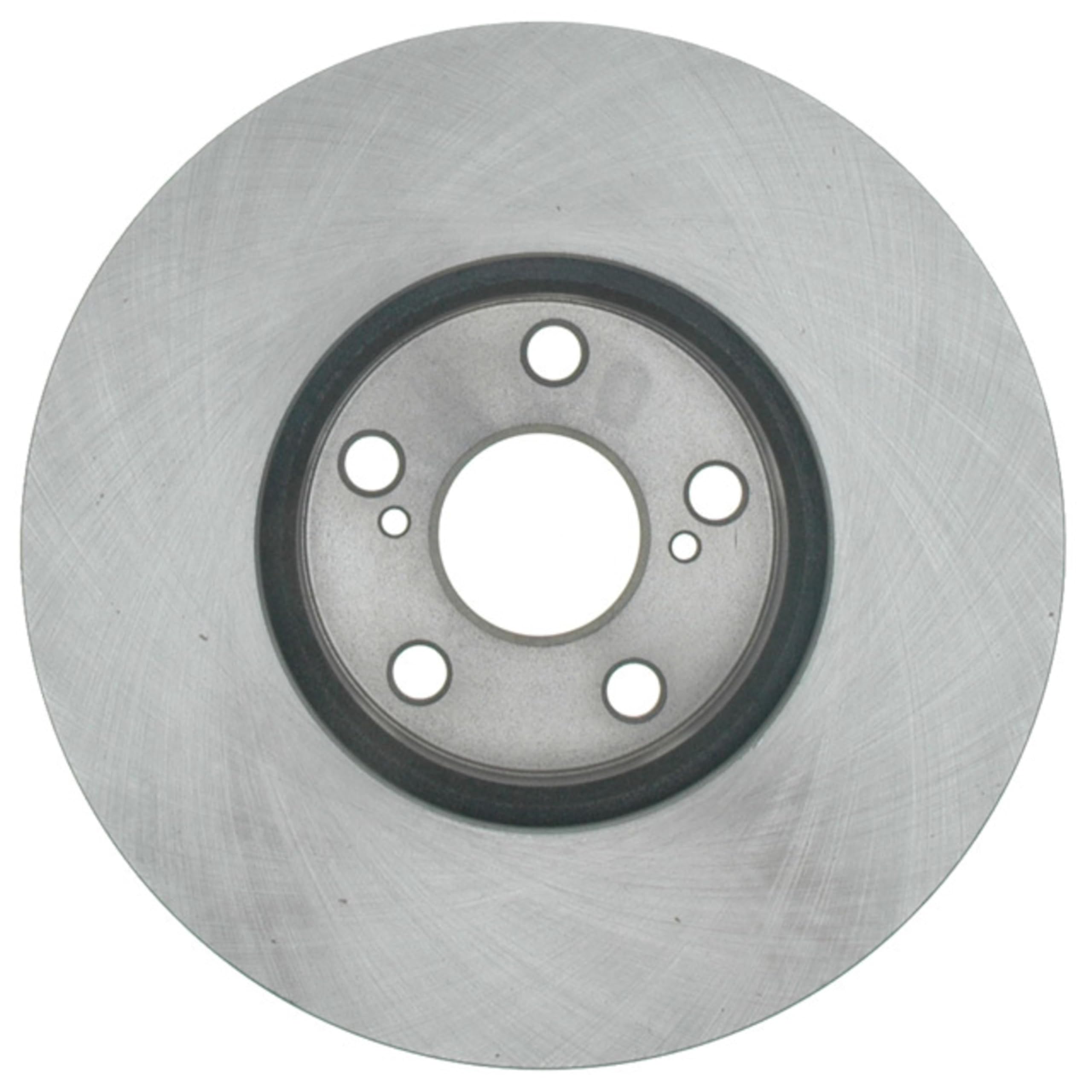 ACDelco Silver rotor installed on vehicle demonstrating quieter, steadier braking