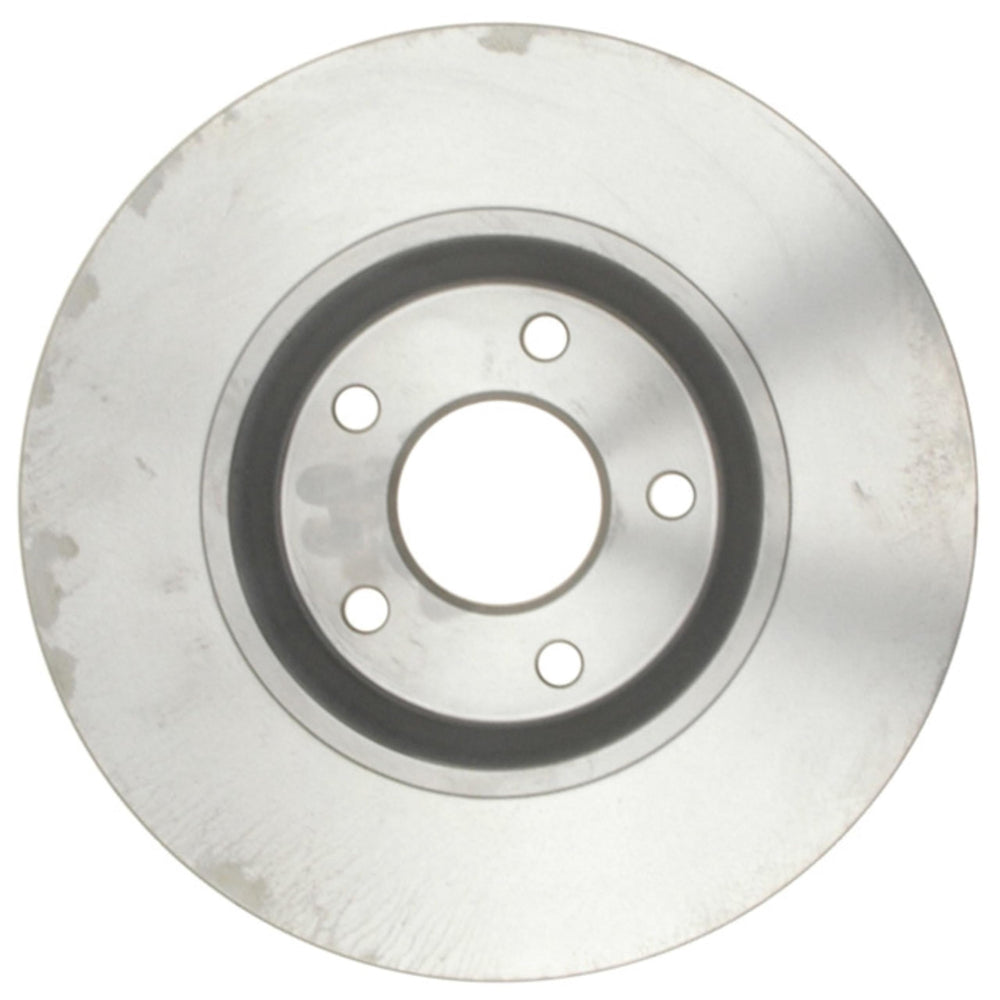 ACDelco Silver 18A1659A rotor closeup highlights vane cooling channels