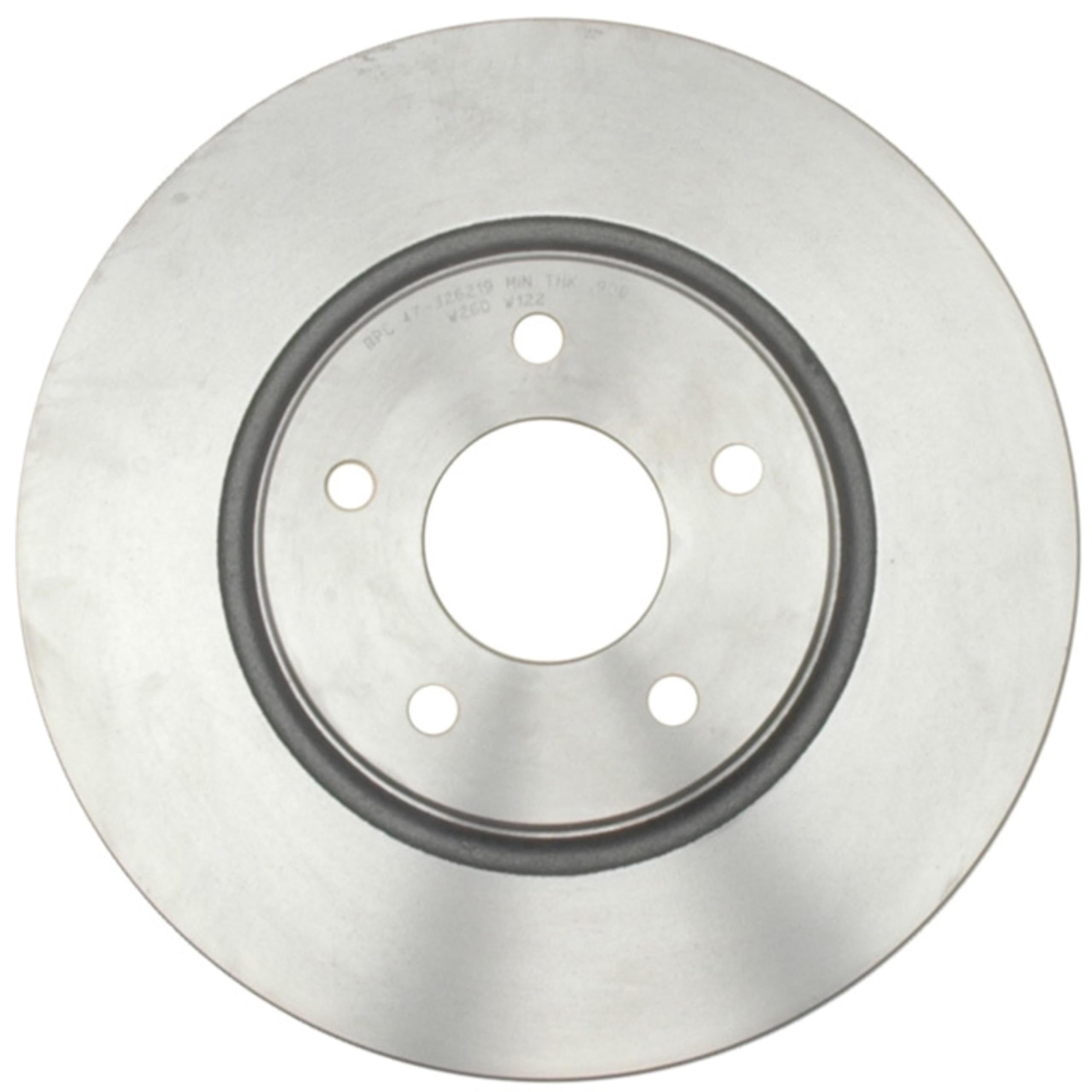 ACDelco Silver front rotor 18A1659A side view shows robust cast iron design
