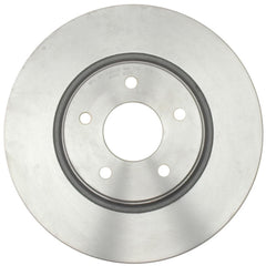 ACDelco Silver front rotor 18A1659A side view shows robust cast iron design