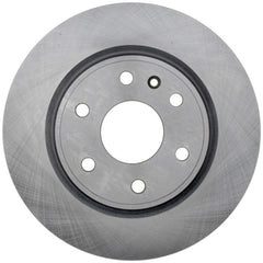 ACDelco Silver front rotor 18A2497A, close-up edges, reduces NVH for a quieter ride