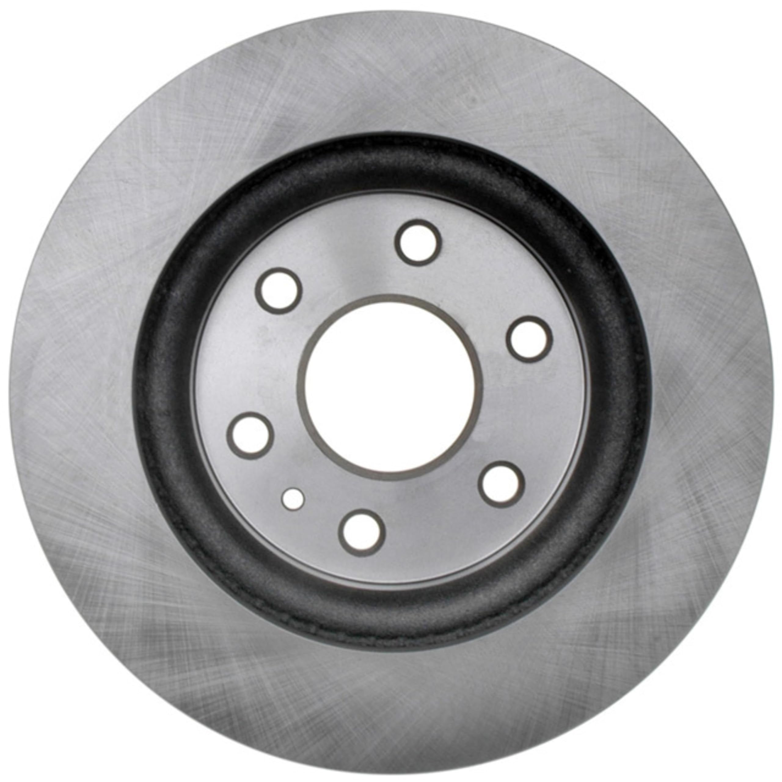 ACDelco Silver front rotor 18A2497A, detailed vane view, supports longer brake pad life