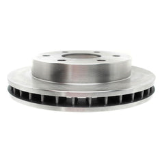 ACDelco Silver 18A258A front rotor face improves heat dissipation for steady braking.