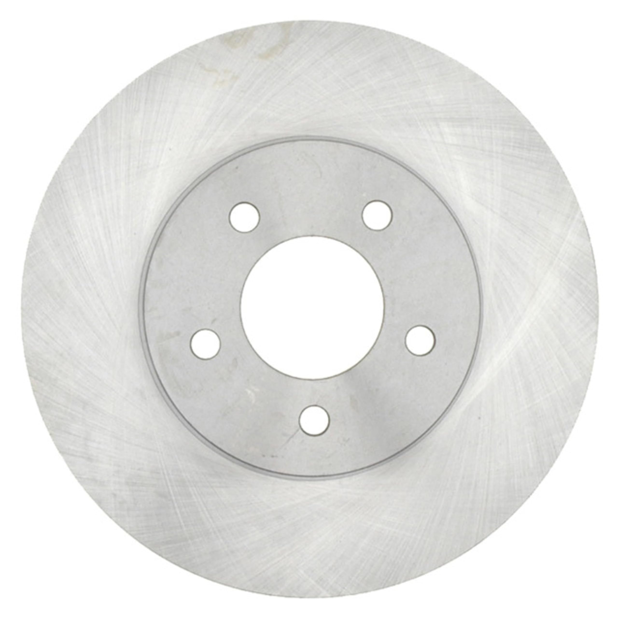 ACDelco Silver front rotor vanes configuration improves cooling and performance.