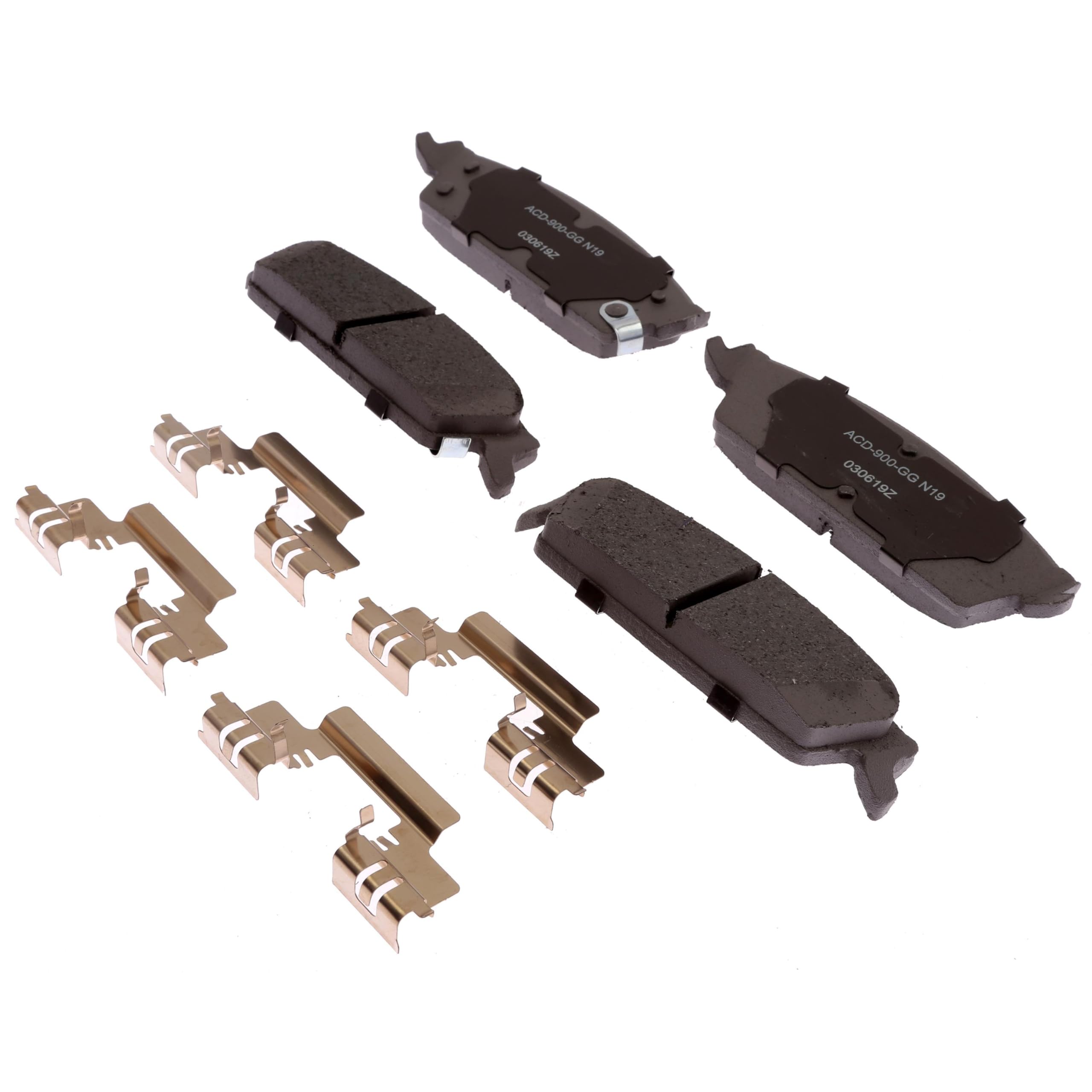 ACDelco Silver rear brake pad set 14D1194CHF1—durable ceramic pads for smooth braking