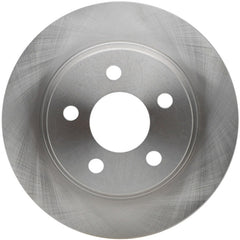 ACDelco Silver rear brake rotor front face detail shows smooth contact surface
