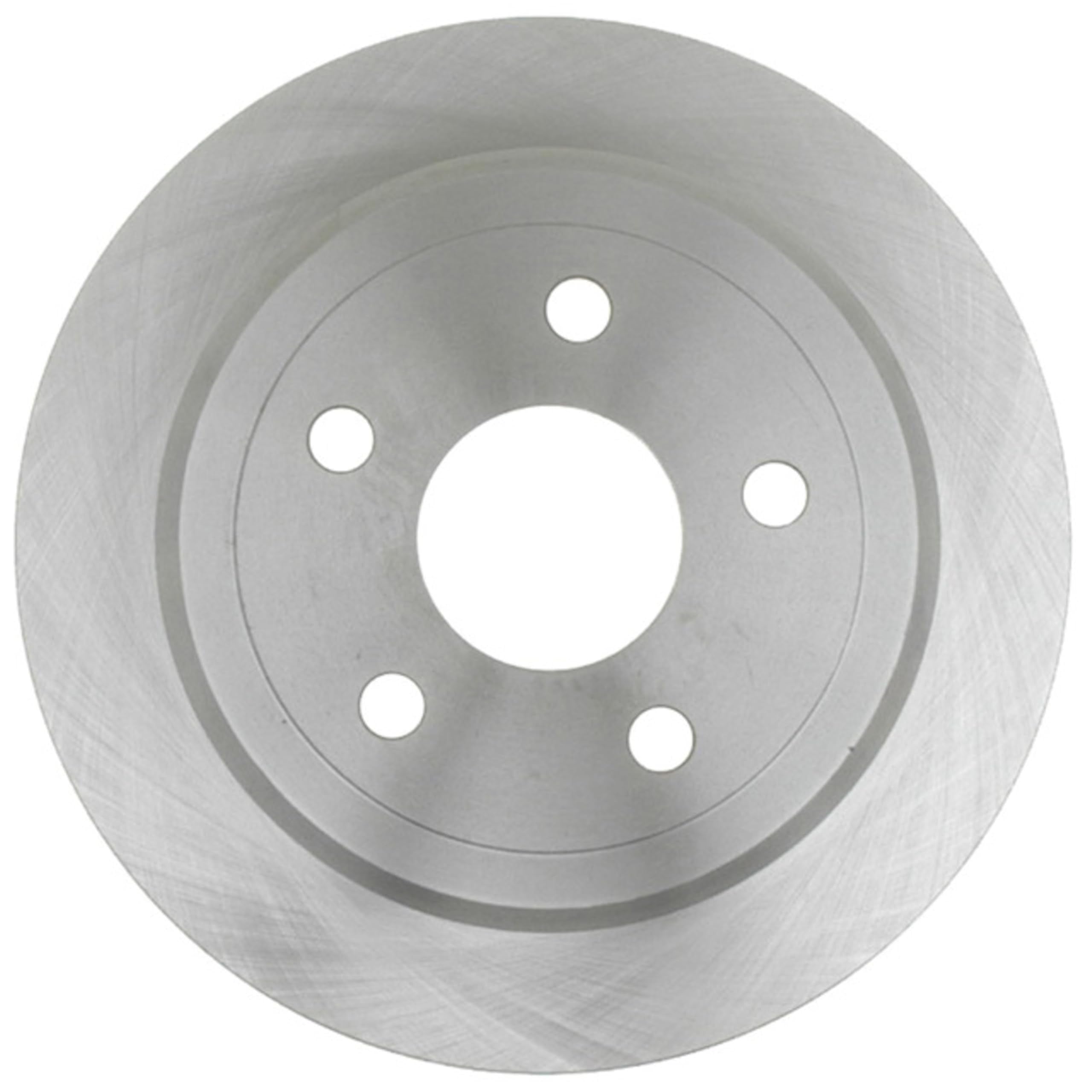 ACDelco Silver rear brake rotor for Jeep Wrangler compatible design ensuring proper fit.