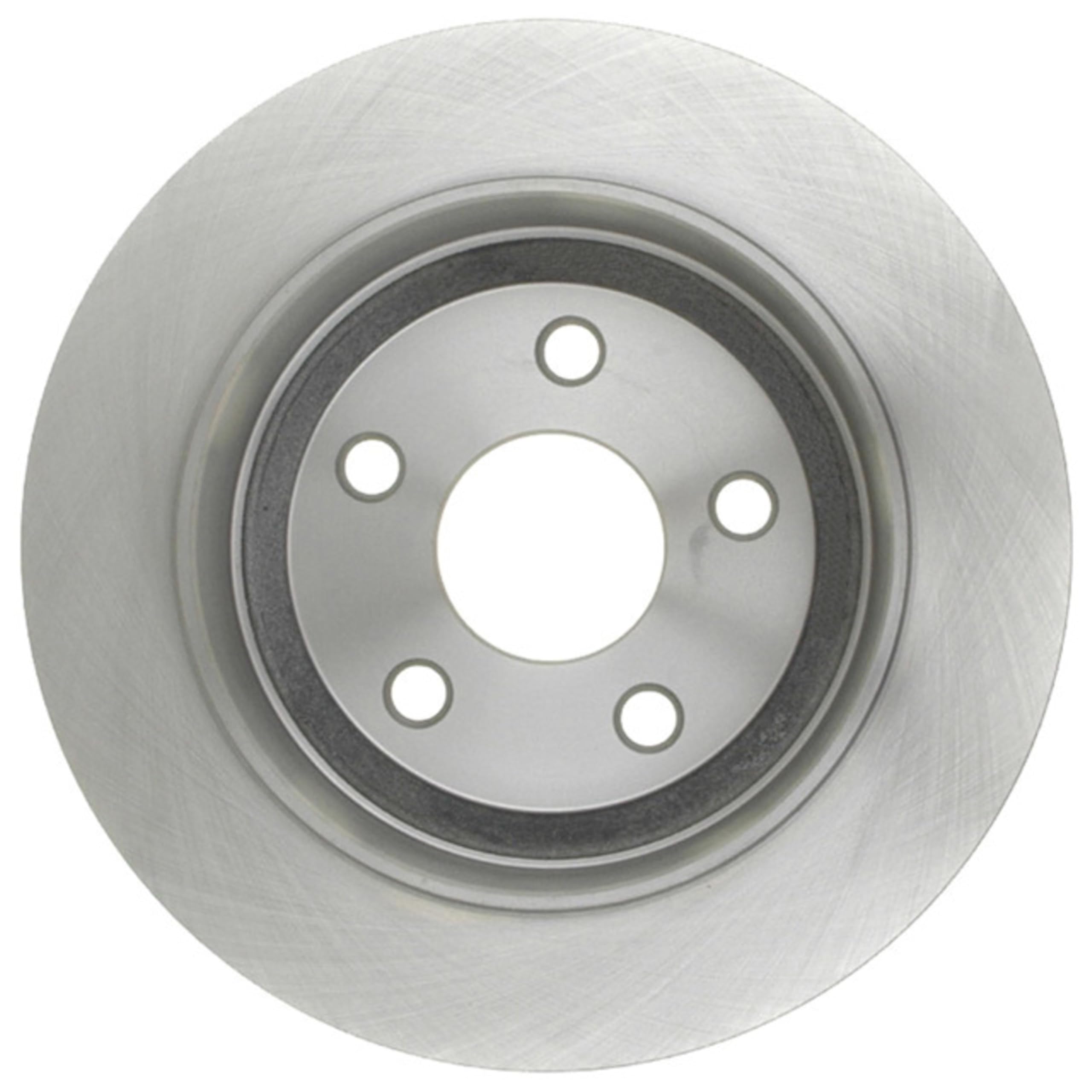 ACDelco rear rotor vane design enhances heat dissipation for steady braking performance.
