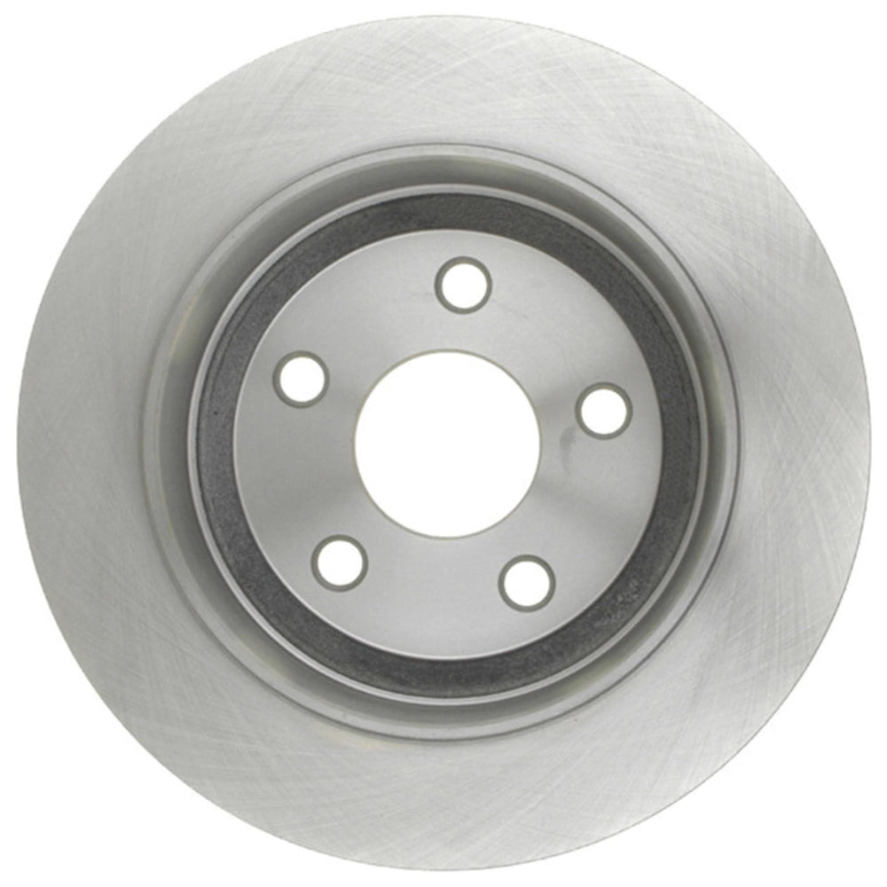 ACDelco rear rotor vane design enhances heat dissipation for steady braking performance.