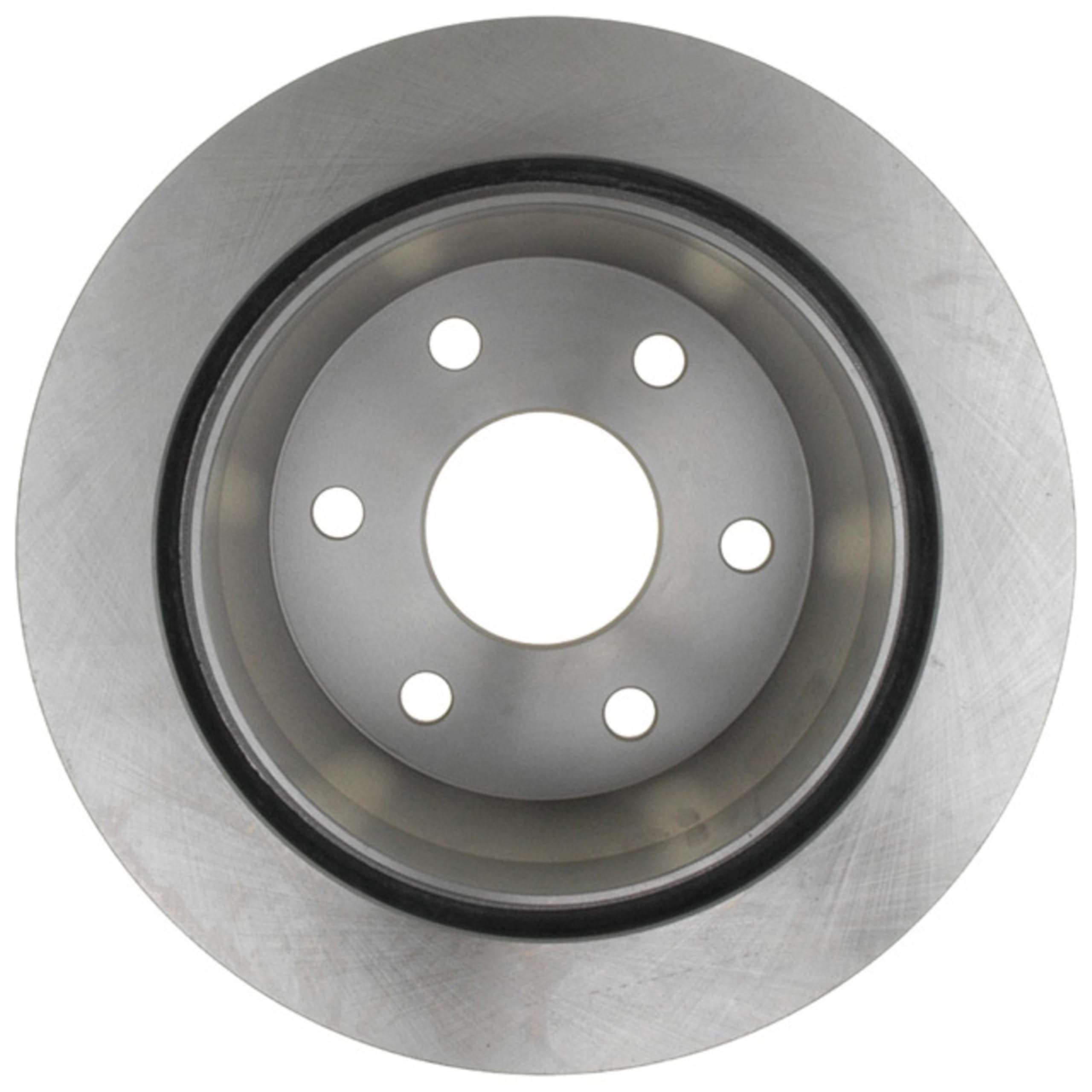 Reinforced rounded edge on ACDelco Silver 18A952A rear rotor for durability under heat