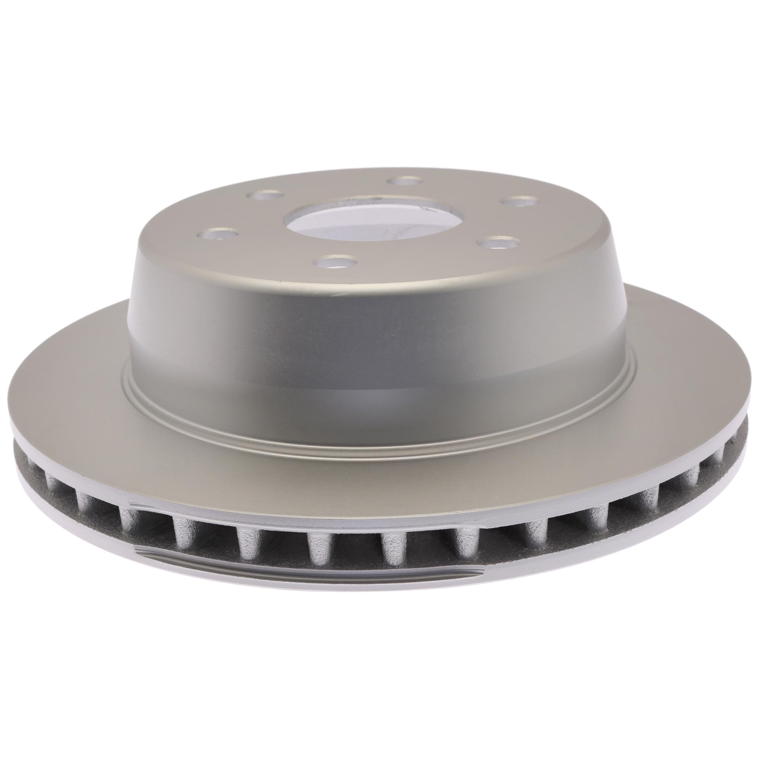 ACDelco Silver 18A1412AC rear brake rotor — rear brake rotor close-up highlights multi-alloy construction