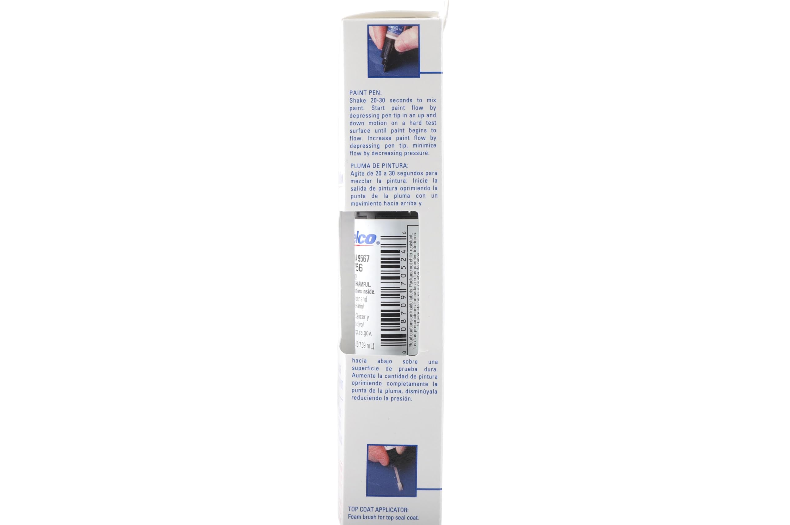ACDelco tapper brush applicator covers larger scratches smoothly