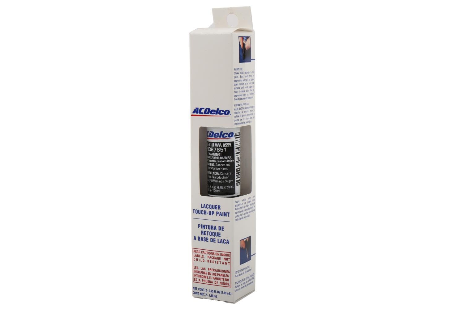 ACDelco WA8555 touch-up pen cap showing color-matched finish for repairs