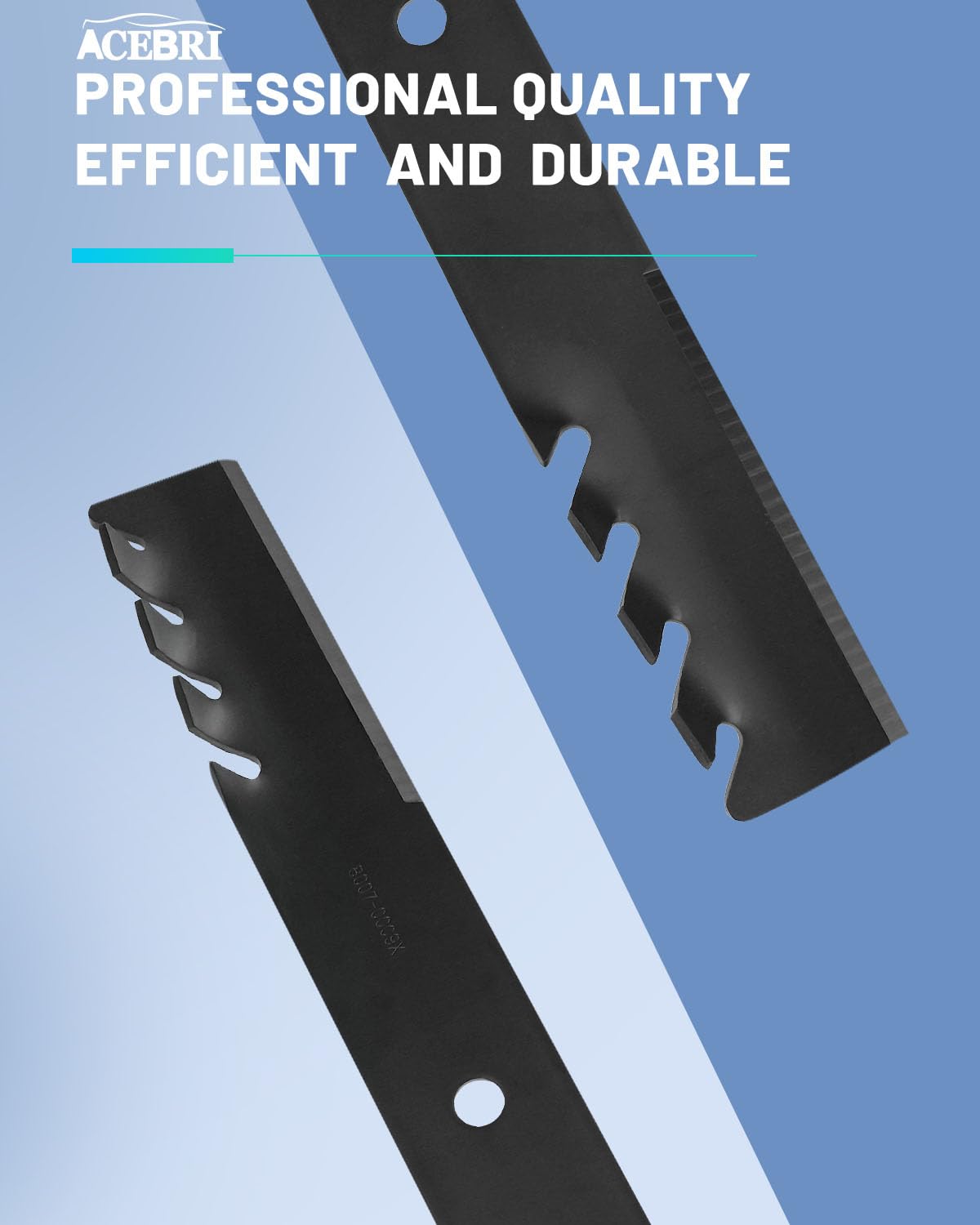 ACEBRI blades suitable for Ferris and Snapper for versatile lawn care tasks.