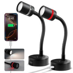 Acegoo 12V LED reading light illuminates RV reading spaces with clear beam.