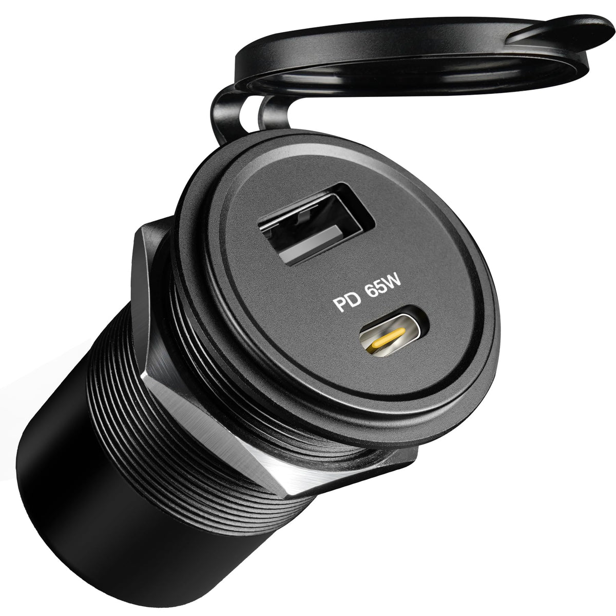 Acegoo 83W outlet in RV for on-the-road power.