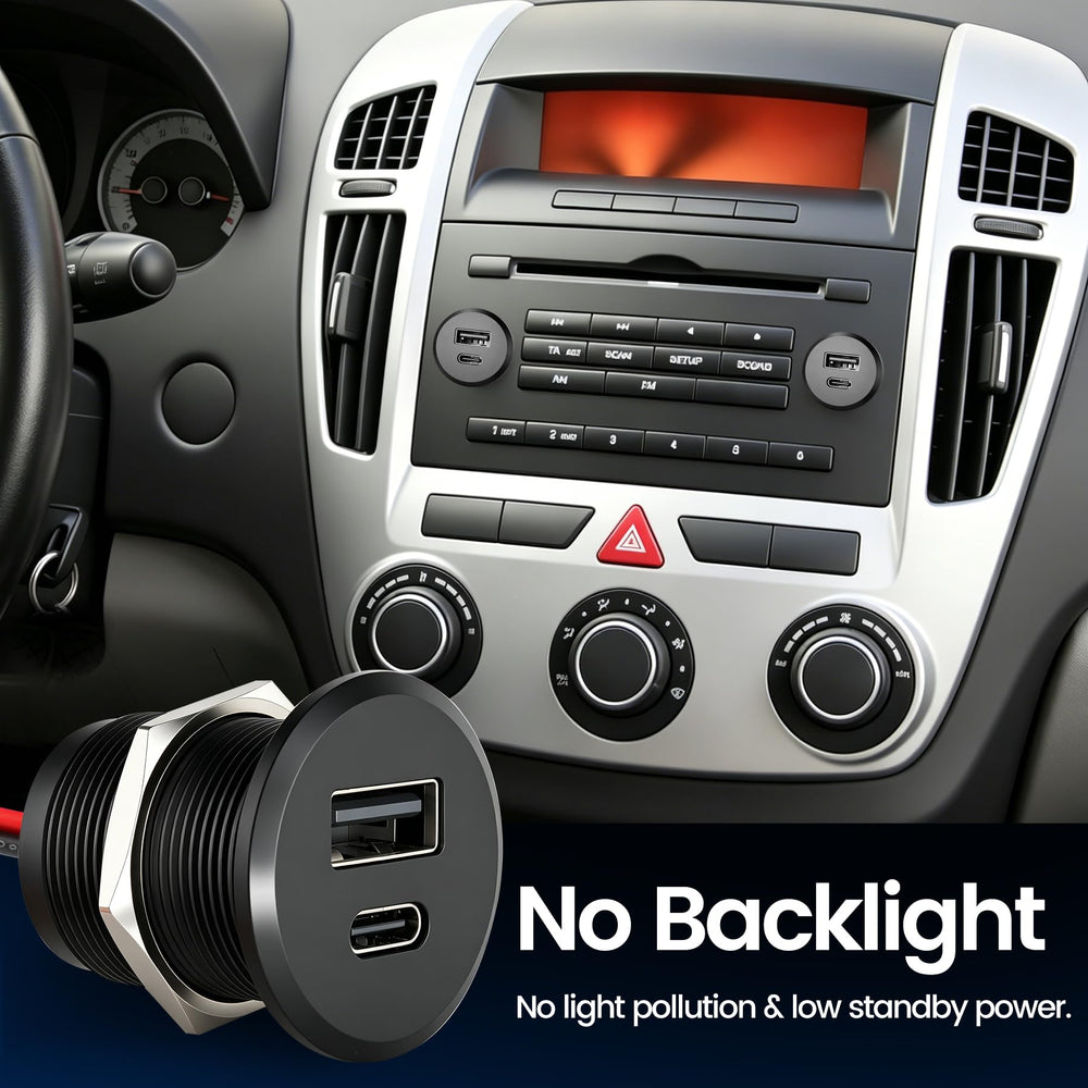 Acegoo aluminum construction offers heat dissipation for safer on-the-road use.