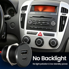 Acegoo aluminum construction offers heat dissipation for safer on-the-road use.