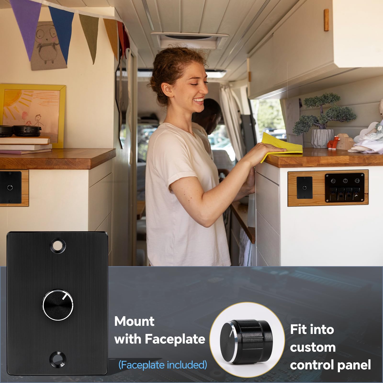 Acegoo LED strip compatibility enables smooth, consistent brightness.