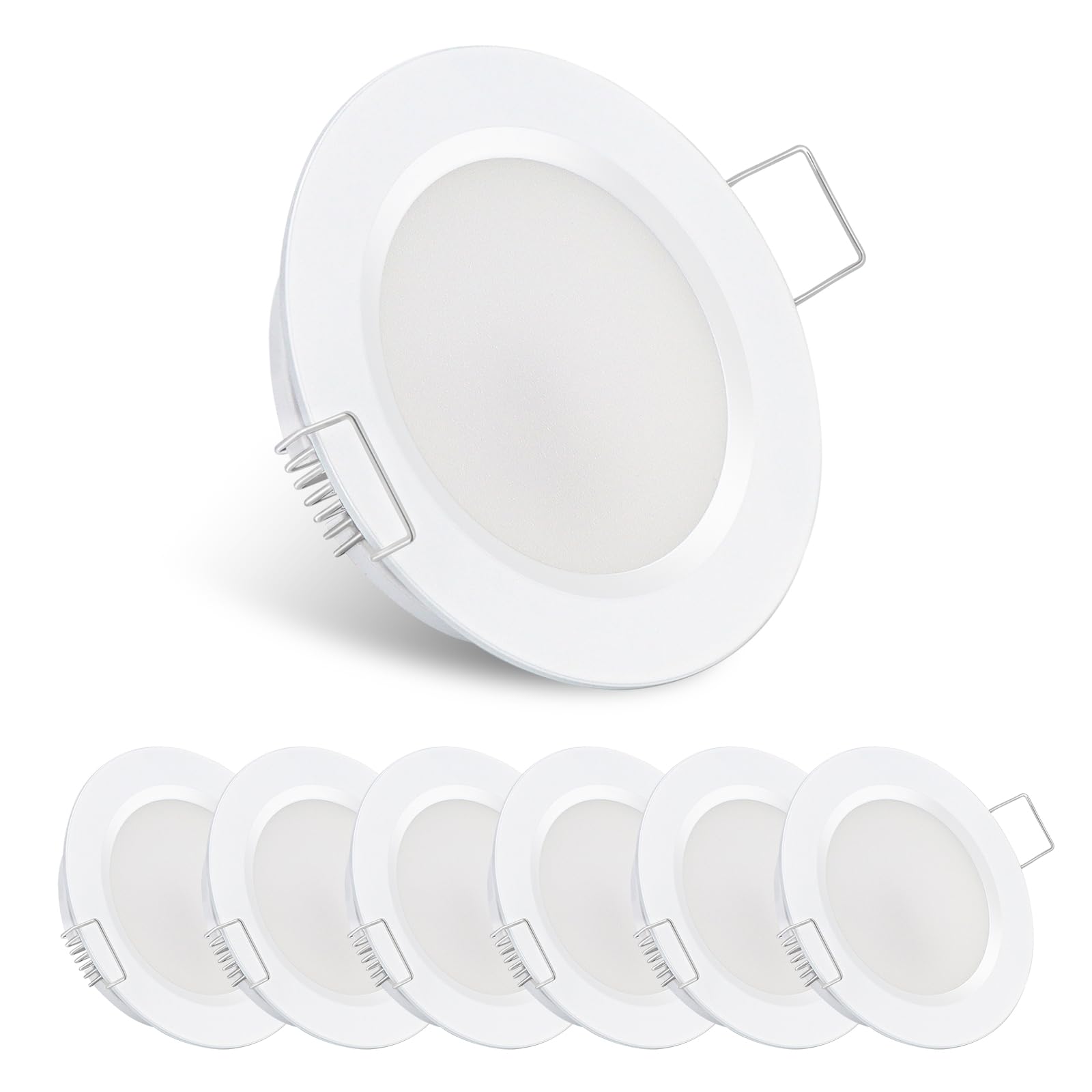 acegoo RV 2.75 ultra-thin puck light closeup for precise ceiling mounting