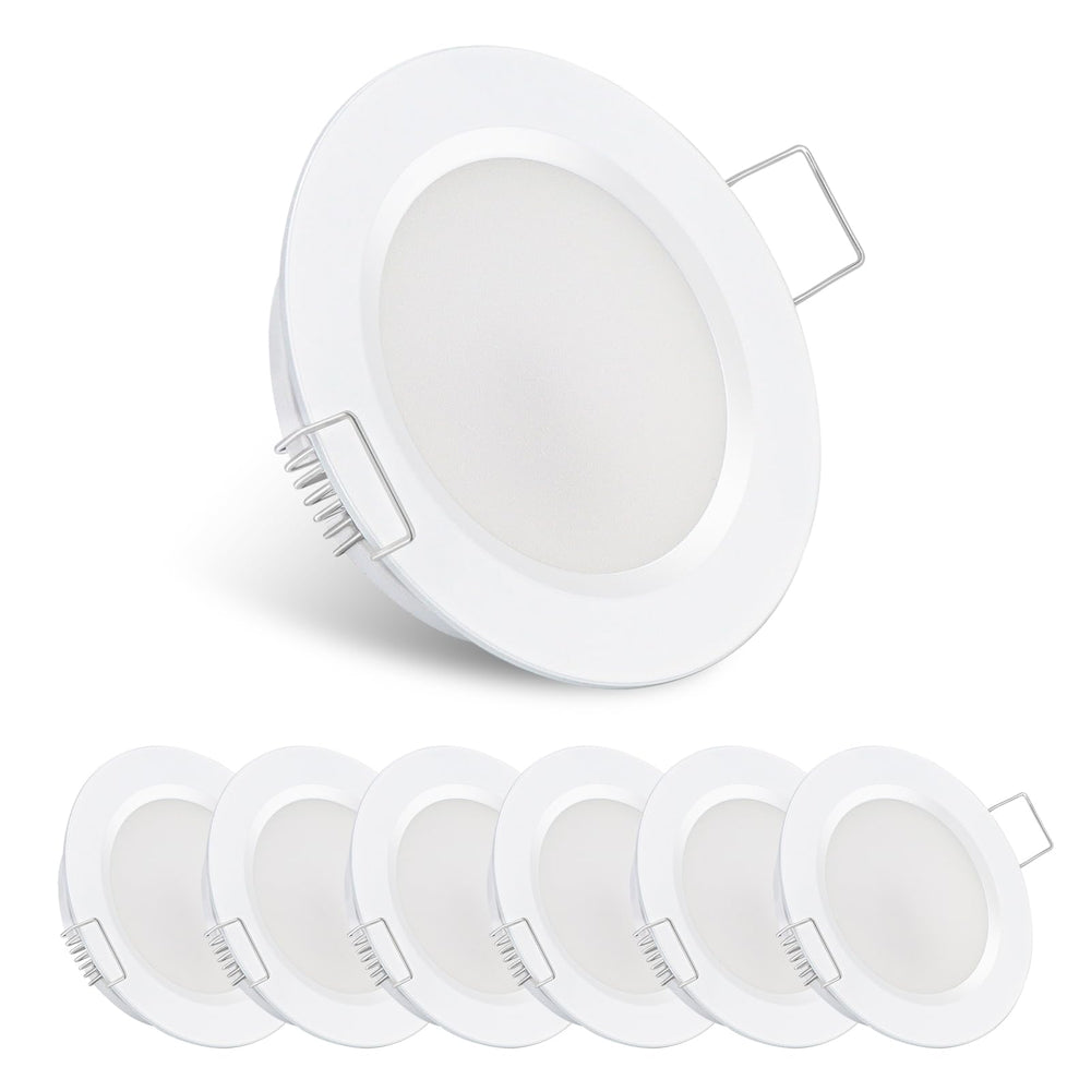 acegoo RV 2.75 ultra-thin puck light closeup for precise ceiling mounting