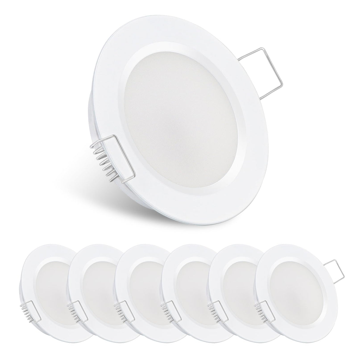 acegoo RV 2.75 ultra-thin puck light closeup for precise ceiling mounting