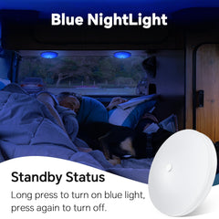 Acegoo RV 3CCT LED dome light compact design ideal for tight ceilings.