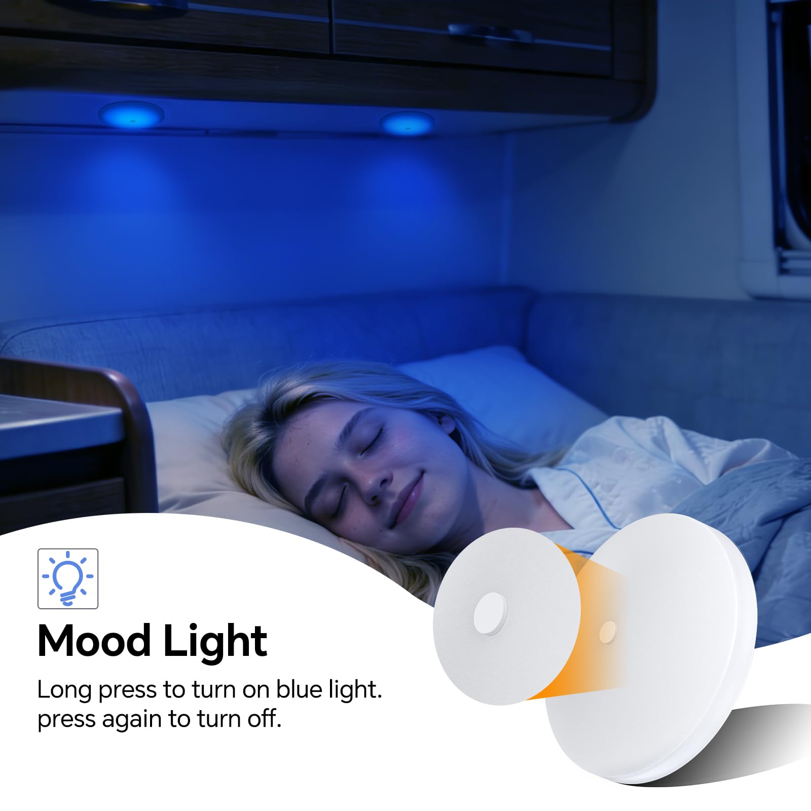 acegoo 12V interior light ideal for motorhomes and campers.