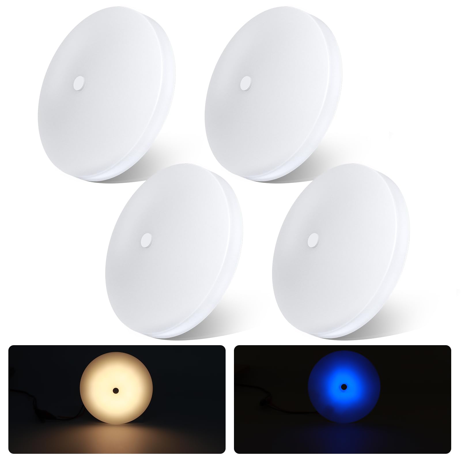 acegoo RV LED ceiling dome light with 4-5inch diameter and slim profile.