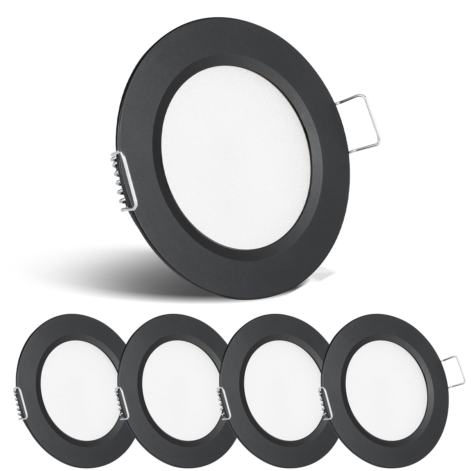 acegoo RV recessed light 2-3/4 inch puck provides slim overhead illumination for compact spaces