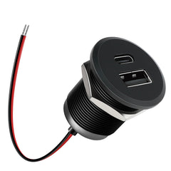Acegoo RV USB outlet with Type-A and Type-C ports for on-the-go charging