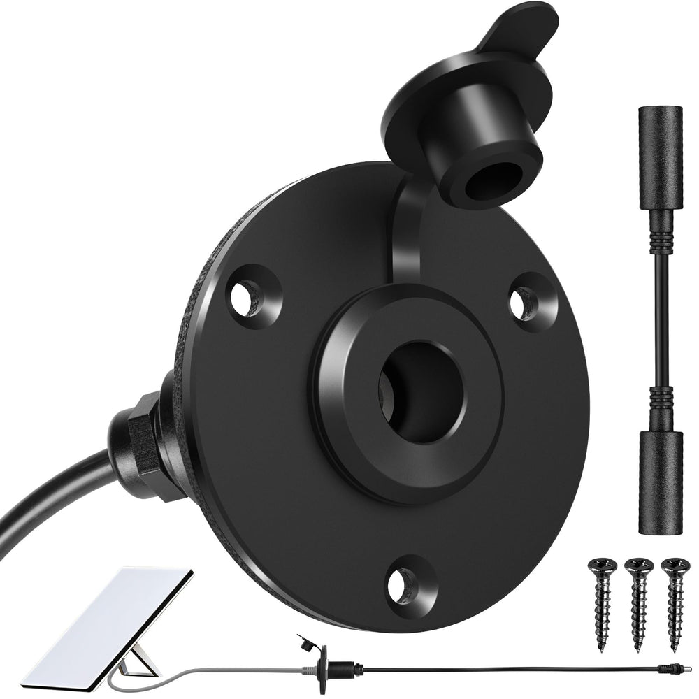 Acegoo Starlink Mini pass-through panel mount for outdoor RV installations.